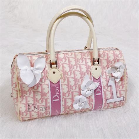 authentic christian dior pink trotter duffle bag|Dior Trotter Bag .